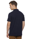 Monte Carlo Men's Navy Blue Zipper Polo T-Shirt | Premium Half Sleeve Zip Neck Polo