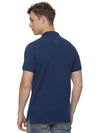 Monte Carlo Men's Steel Blue Plain Polo T-Shirt | Premium Half Sleeve Cotton Polo