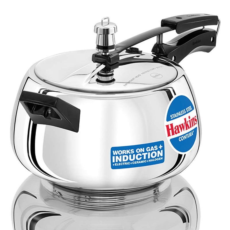 Hawkins 5 Litre Contura Pressure Cooker – Ergonomic Curved Design | Premium Corporate Kitchen Gift