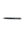 Black Steel Twist Ballpoint Pen with Silver Clip