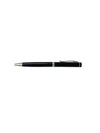 Black Steel Classic Ballpoint Pen with Spring Clip