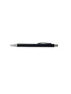 Black Steel Slim Ballpoint Pen with Chrome Accents