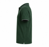 Bottle Green Tipping Polo T-Shirt — Contrast Tipping Collar