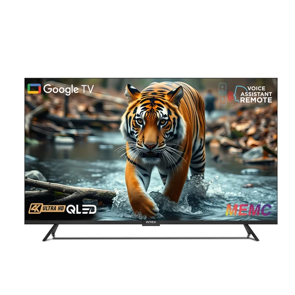 Intex LED-GQ6511 65 Inch 4K Ultra HD QLED Google Smart TV
