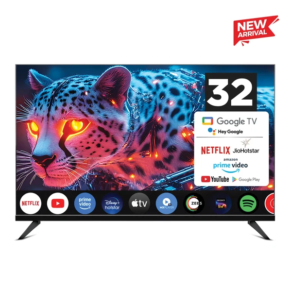 Intex LED-G3231 32 Inch HD Ready Google Smart TV with Dolby Audio