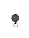 Retractable Badge Reel with Key Ring | Round ID Card Holder | Extendable Pull Reel