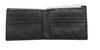French Connection Genuine Leather Men's Bifold Wallet | Black Premium Leather Wallet with Contrast Stitching