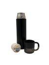Stainless Steel Thermos Flask with Detachable Cup Lid & Tea Strainer | Travel Bottle | 500ml Customize