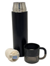 Stainless Steel Thermos Flask with Detachable Cup Lid & Tea Strainer | Travel Bottle | 500ml Customize