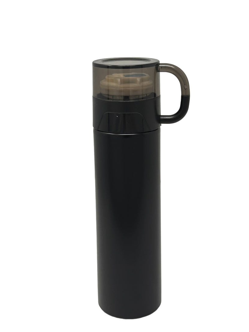 Stainless Steel Thermos Flask with Detachable Cup Lid & Tea Strainer | Travel Bottle | 500ml Customize