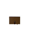 Premium Brown Leatherette Executive Diary Organizer with Metal Lock Closure