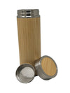 Bamboo Insulated Water Bottle with Stainless Steel Lid | Double Wall Vacuum Flask | 500ml Customize
