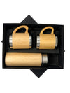 Bamboo Thermos Flask & Mug Gift Set | Eco-Friendly Corporate Gift Box
