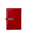 Premium Red Faux Leather Portfolio & Organizer