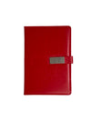 Premium Red Faux Leather Portfolio & Organizer