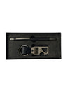Gunmetal Pen & Keychain Gift Set | Sleek 2-Piece Corporate Gift Box