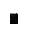 Premium Black Ribbed Foldable Portfolio & Notebook Organizer
