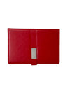 Premium Red Faux Leather Portfolio & Organizer