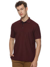 Monte Carlo Men's Maroon Dry Fit Polo T-Shirt | Premium Half Sleeve Performance Polo