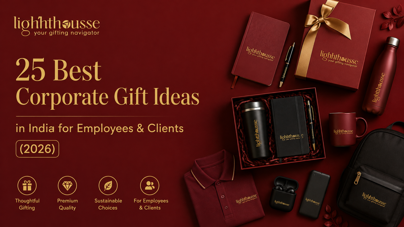 25 Best Corporate Gift Ideas in India (2026) | Lighhthousse