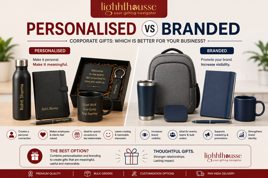 Personalised vs Branded Corporate Gifts: Which Is Better for Your Business?