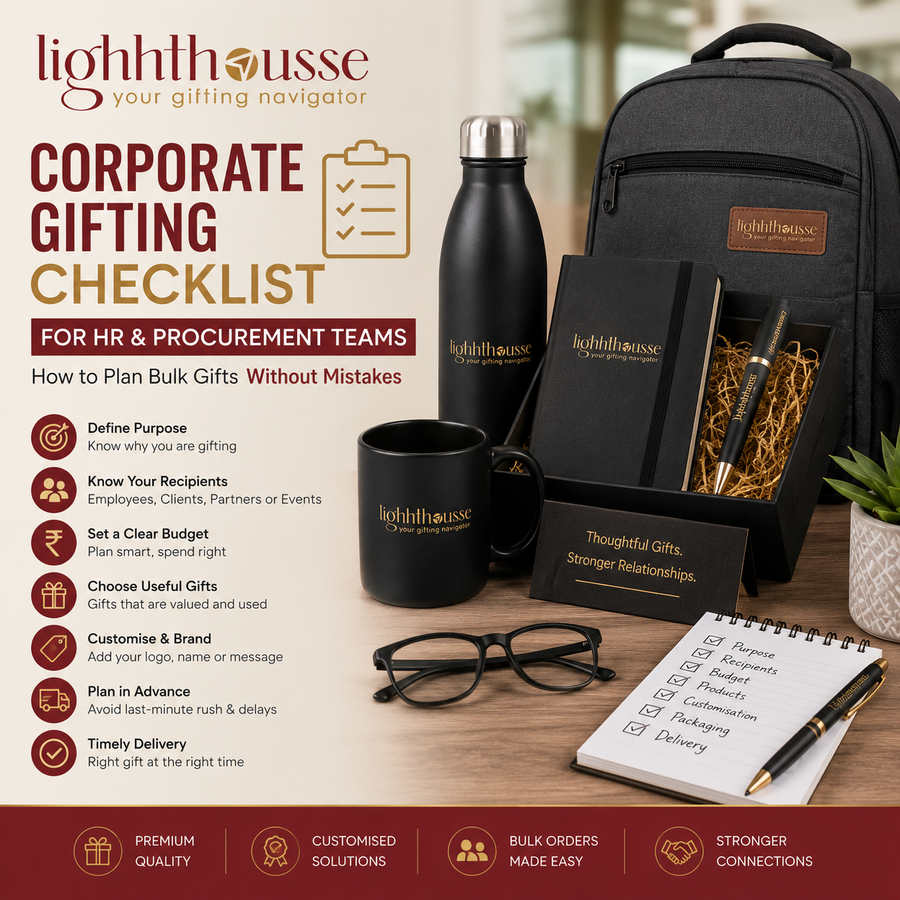 Corporate Gifting Checklist for HR & Procurement Teams: How to Plan Bulk Gifts Without Mistakes