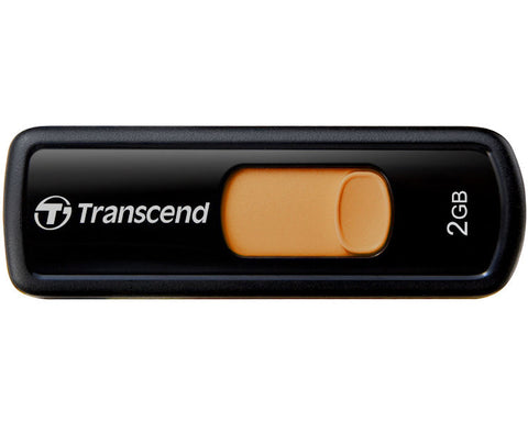 Transcend JetFlash 330 2GB USB Flash Drive | Portable Pen Drive for Data Storage