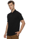 Monte Carlo Men's Black Zipper Polo T-Shirt | Premium Half Sleeve Cotton Zip Neck Polo
