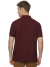 Monte Carlo Men's Maroon Dry Fit Polo T-Shirt | Premium Half Sleeve Performance Polo