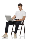 Monte Carlo Men's White Plain Polo T-Shirt | Premium Half Sleeve Cotton Polo