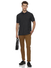 Monte Carlo Men's Dry Fit Polo T-Shirt - Black | Premium Performance Half Sleeve Polo