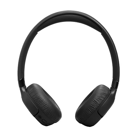 JBL Tune 680 NC Wireless On-Ear Headphones with Adaptive Noise Cancelling, Smart Ambient, Up to 76 Hours Battery Life with Quick Charge Function, Google Fast Pair, Microsoft Swift Pair, Black