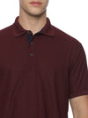 Monte Carlo Men's Maroon Dry Fit Polo T-Shirt | Premium Half Sleeve Performance Polo
