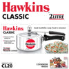 Hawkins 2 Litre Classic Pressure Cooker – Compact Aluminium Cookware | Corporate Kitchen Gift