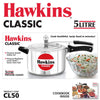 Hawkins 5 Litre Classic Pressure Cooker – Durable Aluminium | Premium Corporate Kitchen Gift