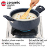 Hawkins Ceramic Nonstick Handi with Glass Lid – Premium Kitchen Gift (Healthy Cooking | Elegant Corporate Gift)