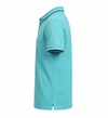 Aqua Blue Tipping Polo T-Shirt — Contrast Tipping Collar