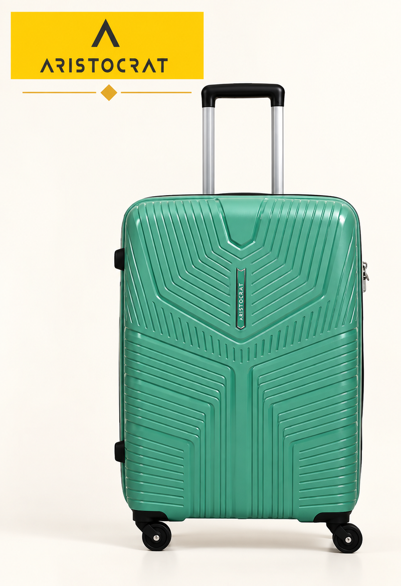 Aristocrat Slay 55cm Hard Shell Trolley Suitcase – Premium Cabin Luggage
