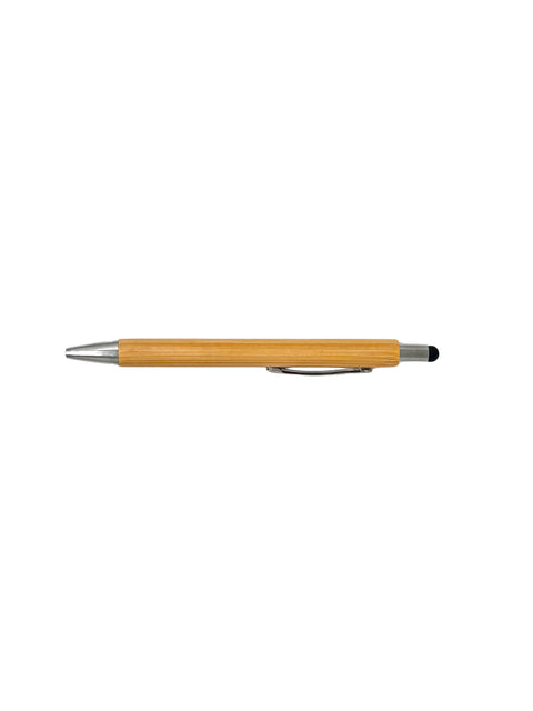 Bamboo Stylus Ballpoint Pen with Touchscreen Tip
