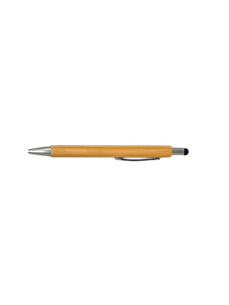 Bamboo Stylus Ballpoint Pen with Touchscreen Tip