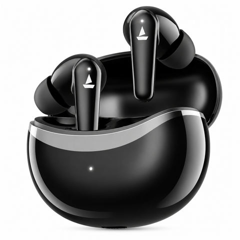 boAt Airdopes 131 Elite ANC Active Black Wireless Earbuds | Bluetooth TWS Earphones with Charging Case