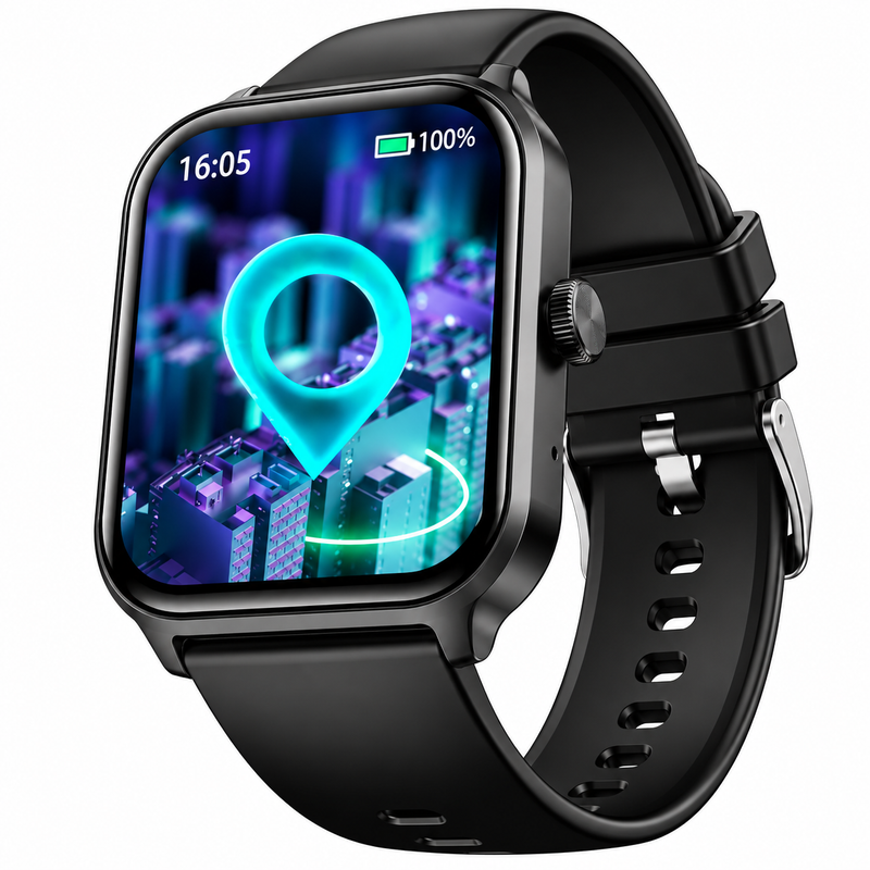 boAt Storm Call 3 Plus Smartwatch with Bluetooth Calling, Touchscreen Display, Smart Features and Stylish Active Black Design