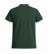 Bottle Green Tipping Polo T-Shirt — Contrast Tipping Collar