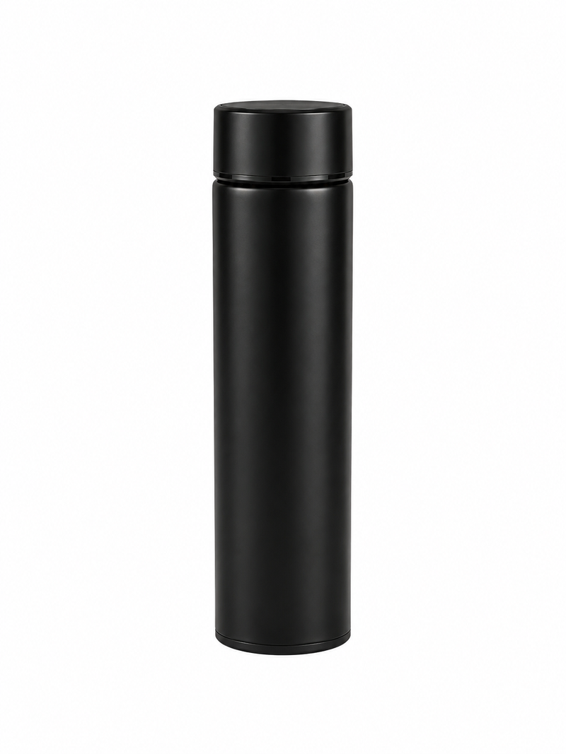 Black Smart Temperature Display Bottle | Digital Temperature Water Bottle Customize