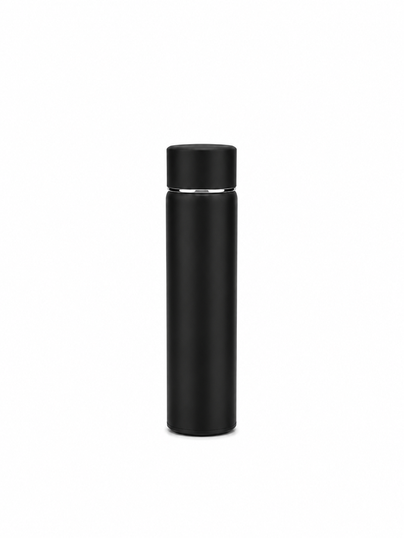 Black Sleek Bottle | Minimalist Water Bottle for Office, Travel & Corporate Gifting Customize