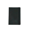 Executive Black Hard-Bound Diary with Elastic Band Customize