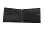 French Connection Genuine Leather Men's Bifold Wallet | Black RFID Wallet with Multiple Card Slots