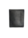 French Connection Genuine Leather Men's Bifold Wallet | Black RFID Wallet with Multiple Card Slots