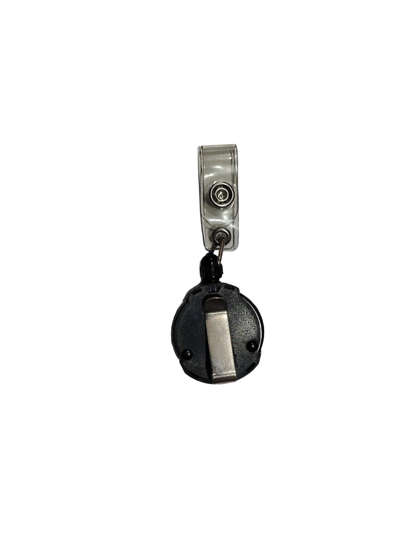 Retractable Stretchable ID Card Holder with Belt Clip