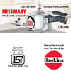 Miss Mary 1.5 Litre Pressure Cooker – Compact Everyday Cookware | Corporate Gifting Essential